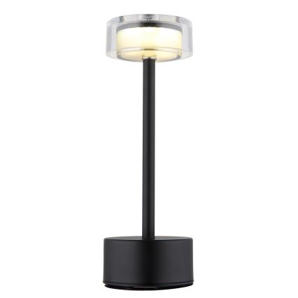 Globo - LED Dimbare oplaadbare touch tafellamp LED/2,5W/3,7V 2700/4000/6500K 1800mAh zwart
