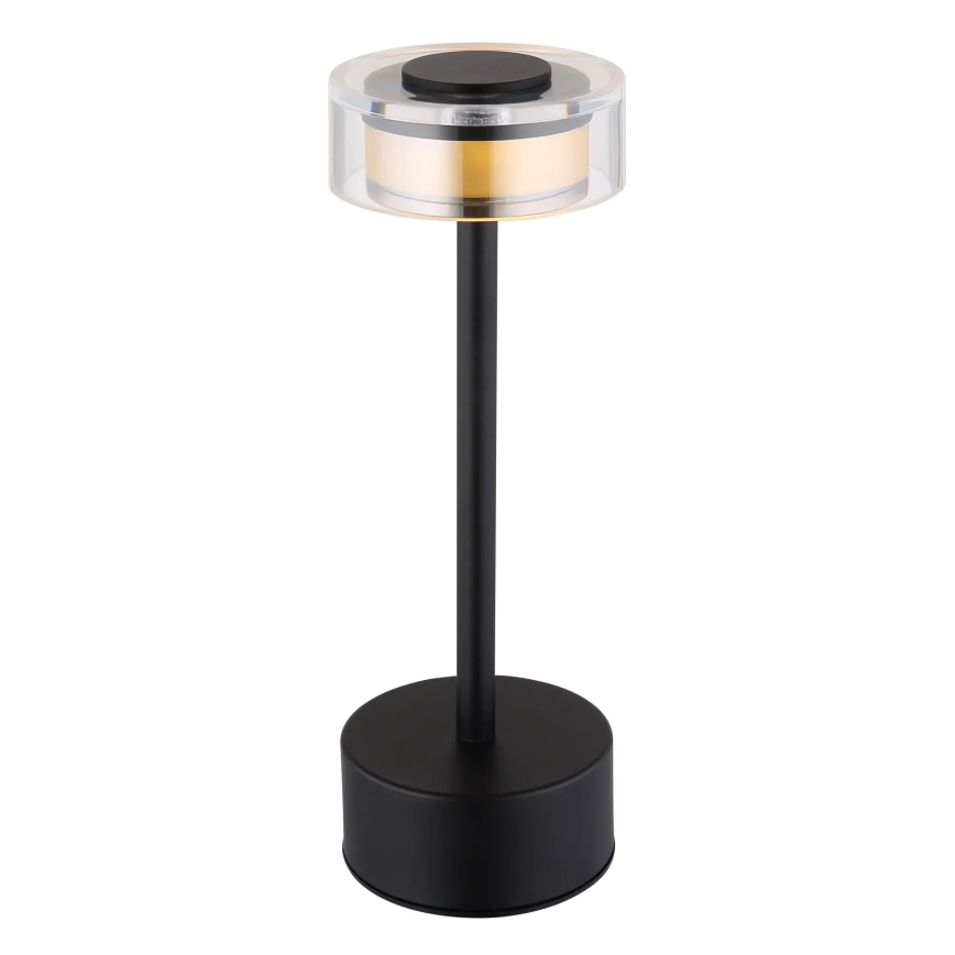 Globo - Lampe de table tactile rechargeable et à intensité variable LED/2,5W/3,7V 2700/4000/6500K 1800mAh noir