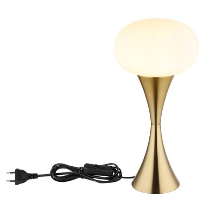 Globo - Tafellamp 1xE14/25W/230V goudkleurig