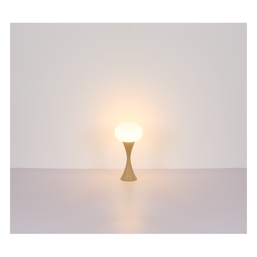 Globo - Tafellamp 1xE14/25W/230V goudkleurig