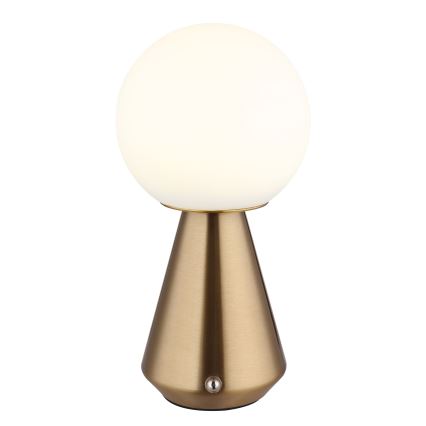 Globo - LED Dimbaar aanraken buitenshuis tafellamp LED/1,5W/5V 3000/4500/6500K 1800 mAh IP41 koper