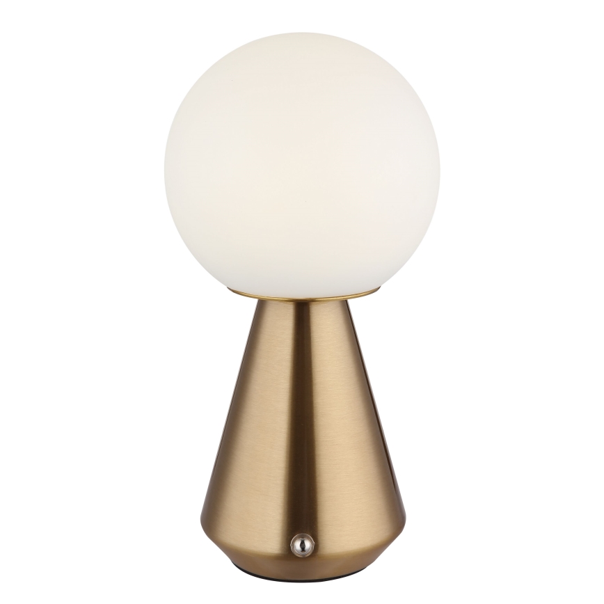 Globo - LED Dimbaar aanraken buitenshuis tafellamp LED/1,5W/5V 3000/4500/6500K 1800 mAh IP41 koper