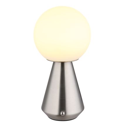 Globo - Lampe de table extérieure tactile LED dimmable LED/1,5W/5V 3000/4500/6500K 1800 mAh IP41 chrome mat