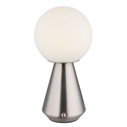 Globo - LED dimbare touch buiten tafellamp LED/1,5W/5V 3000/4500/6500K 1800 mAh IP41 mat chroom