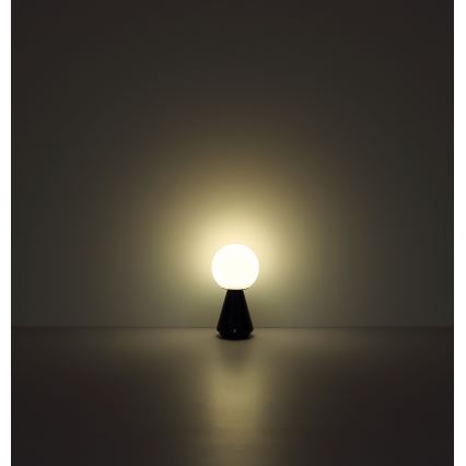 Globo - Lampe de table extérieure tactile LED dimmable LED/1,5W/5V 3000/4500/6500K 1800 mAh IP41 noire