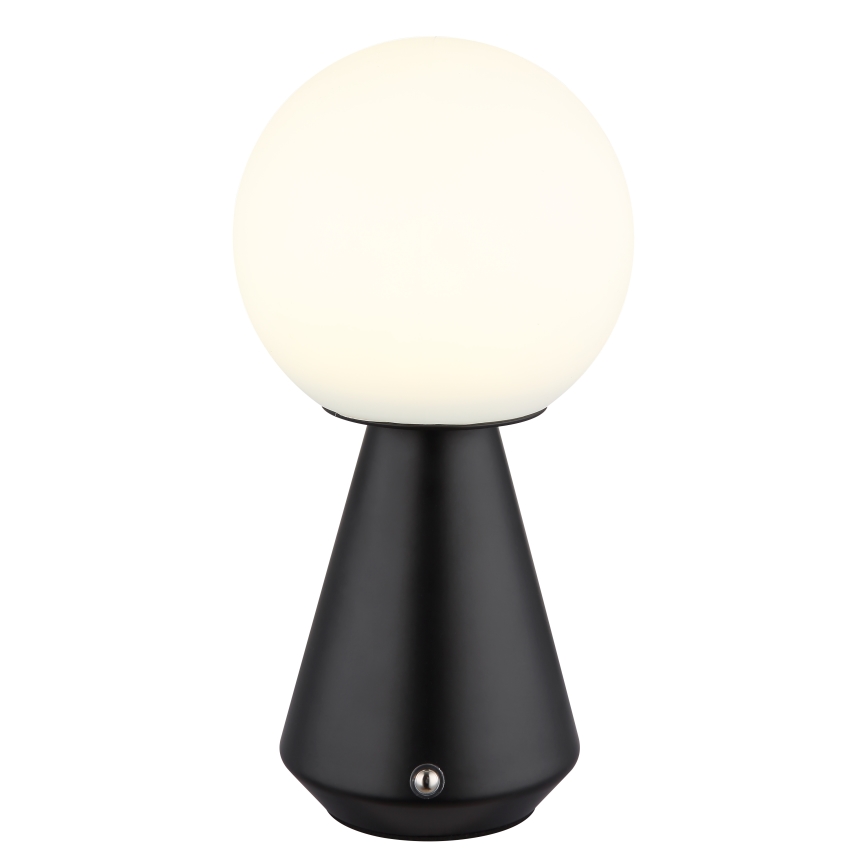 Globo - Lampe de table extérieure tactile LED dimmable LED/1,5W/5V 3000/4500/6500K 1800 mAh IP41 noire