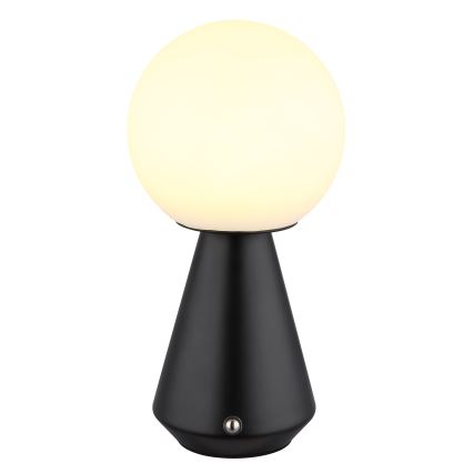 Globo - Lampe de table extérieure tactile LED dimmable LED/1,5W/5V 3000/4500/6500K 1800 mAh IP41 noire