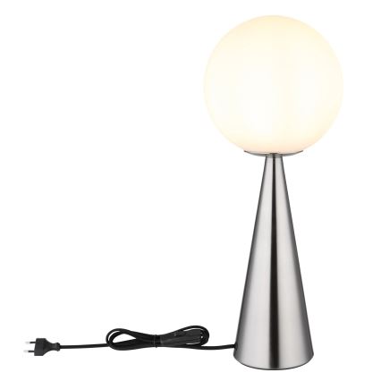 Globo - Tafellamp 1xE27/40W/230V mat chroom