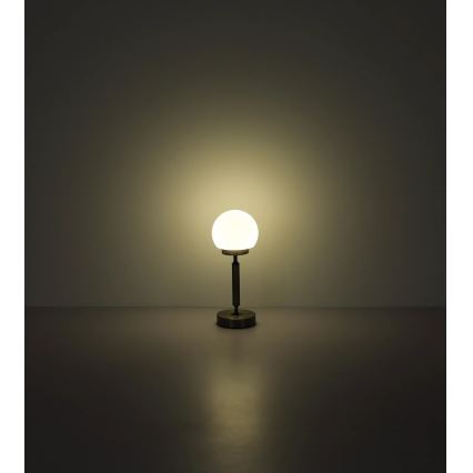 Globo - LED Dimbare oplaadbare touch tafellamp LED/2,5W/5V 1800mAh 2700/4000/6500K mat chroom