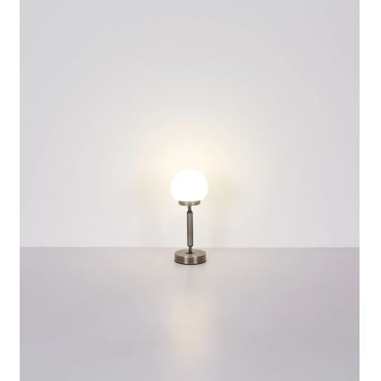 Globo - LED Dimbare oplaadbare touch tafellamp LED/2,5W/5V 1800mAh 2700/4000/6500K mat chroom