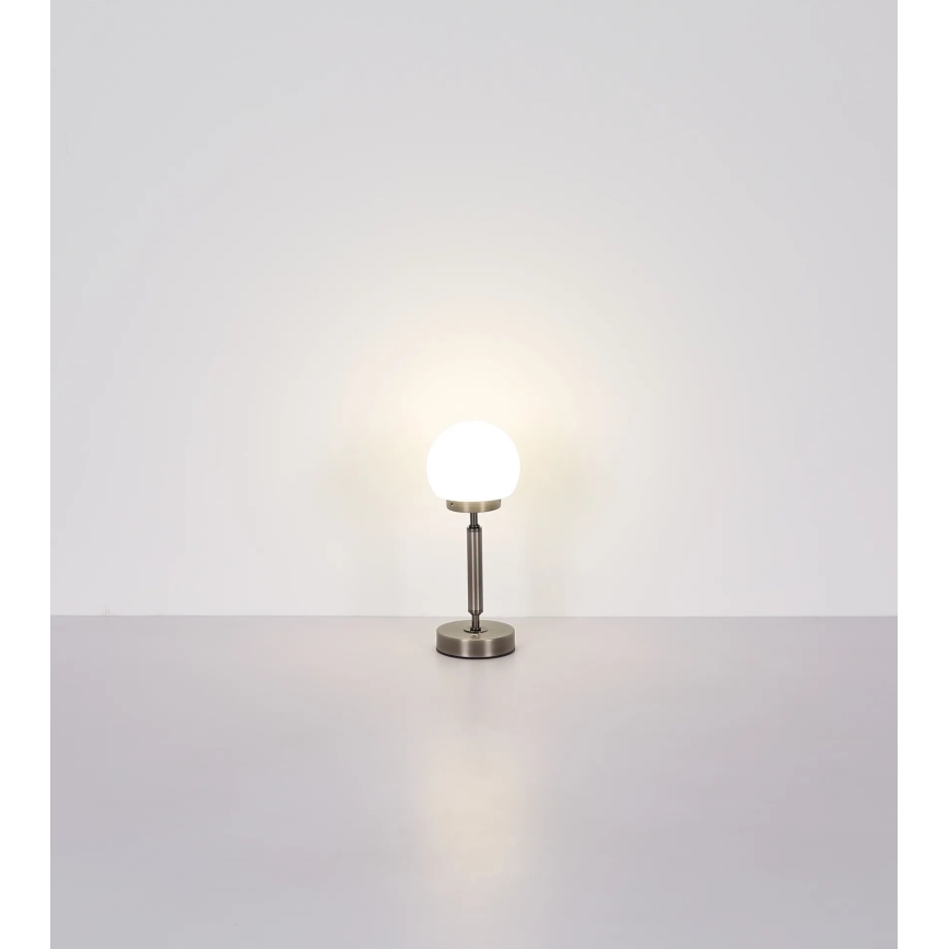 Globo - LED Dimbare oplaadbare touch tafellamp LED/2,5W/5V 1800mAh 2700/4000/6500K mat chroom
