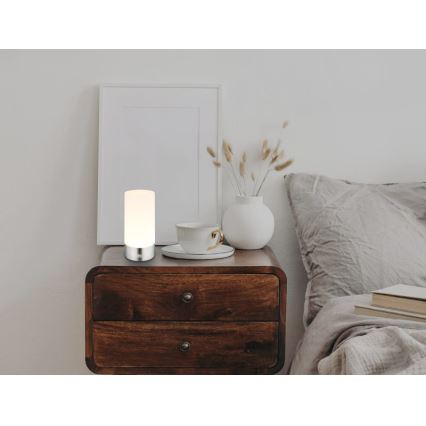 Globo - Lampe de table extérieure tactile dimmable LED RGBW LED/1,8W/5V 1500 mAh IP44 chrome mat