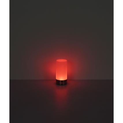 Globo - Lampe de table extérieure tactile dimmable LED RGBW LED/1,8W/5V 1500 mAh IP44 chrome mat