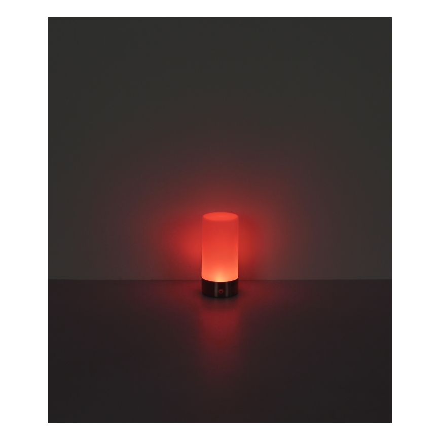 Globo - Lampe de table extérieure tactile dimmable LED RGBW LED/1,8W/5V 1500 mAh IP44 chrome mat