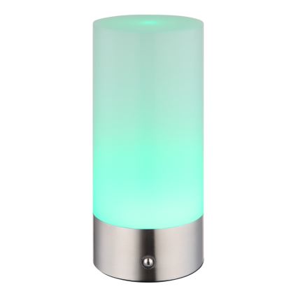 Globo - Lampe de table extérieure tactile dimmable LED RGBW LED/1,8W/5V 1500 mAh IP44 chrome mat