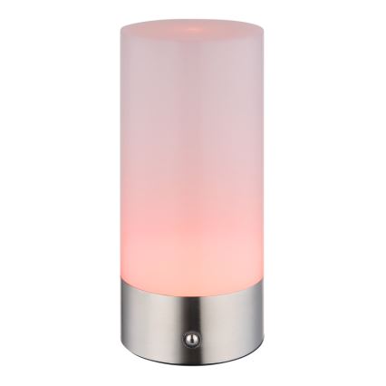 Globo - LED RGBW dimbare touch buiten tafellamp LED/1,8W/5V 1500 mAh IP44 mat chroom