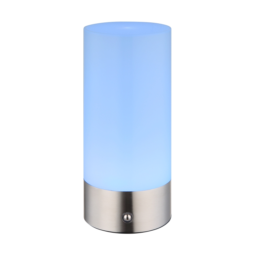 Globo - LED RGBW dimbare touch buiten tafellamp LED/1,8W/5V 1500 mAh IP44 mat chroom