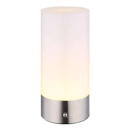 Globo - LED RGBW dimbare touch buiten tafellamp LED/1,8W/5V 1500 mAh IP44 mat chroom