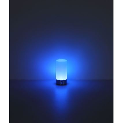 Globo - LED RGBW Dimbaar aanraken buitenshuis tafellamp LED/1,8W/5V 1500 mAh zwart