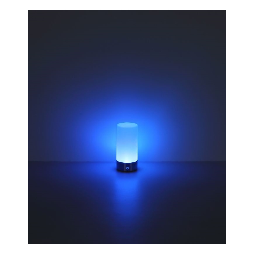 Globo - LED RGBW Dimbaar aanraken buitenshuis tafellamp LED/1,8W/5V 1500 mAh zwart