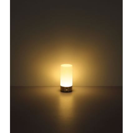 Globo - LED RGBW Dimbaar aanraken buitenshuis tafellamp LED/1,8W/5V 1500 mAh zwart