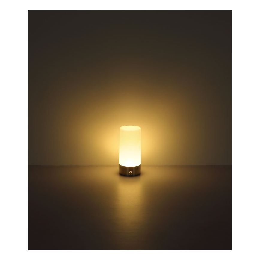 Globo - LED RGBW Dimbaar aanraken buitenshuis tafellamp LED/1,8W/5V 1500 mAh zwart
