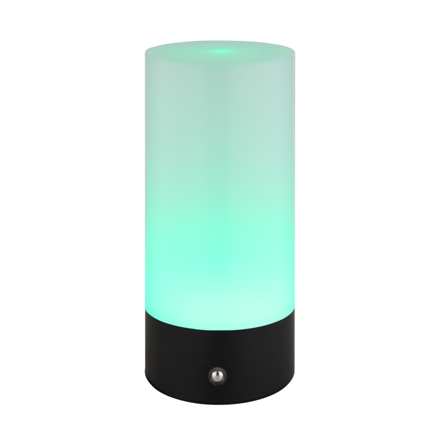 Globo - LED RGBW Dimbaar aanraken buitenshuis tafellamp LED/1,8W/5V 1500 mAh zwart