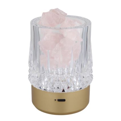 Globo - Lampe de table tactile LED dimmable LED/1W/5V 3000K 1200 mAh doré