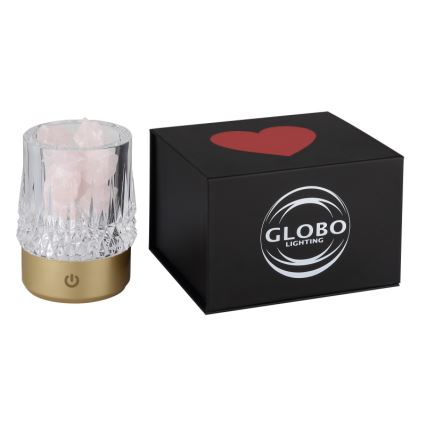 Globo - LED dimbare touch tafellamp LED/1W/5V 3000K 1200 mAh goudkleurig