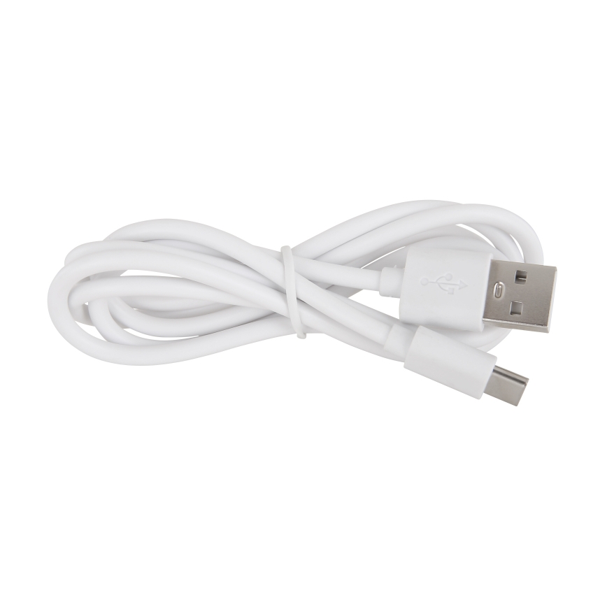 Globo - Lampe de table tactile dimmable à LED, 1W/5V, 3000K, 1200 mAh, argent