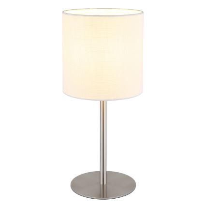 Globo - Lampe de table 1xE27/40W/230V blanche