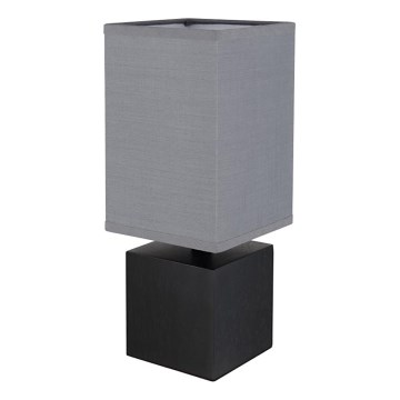 Globo 21628ALU - Lampe de table VALENTINO 1xE27/7W/230V noir/anthracite