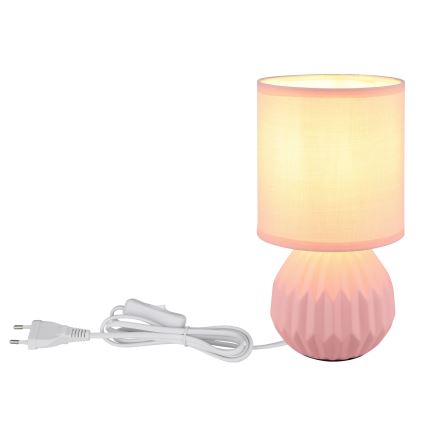 Globo - Lampe de table 1xE14/40W/230V rose
