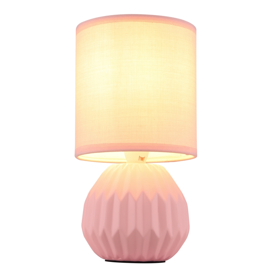 Globo - Tafellamp 1xE14/40W/230V roze