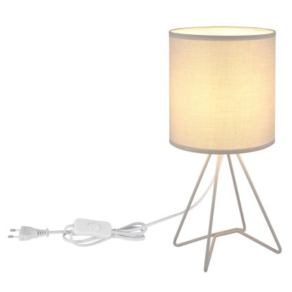 Globo - Lampe de table 1xE14/40W/230V grise