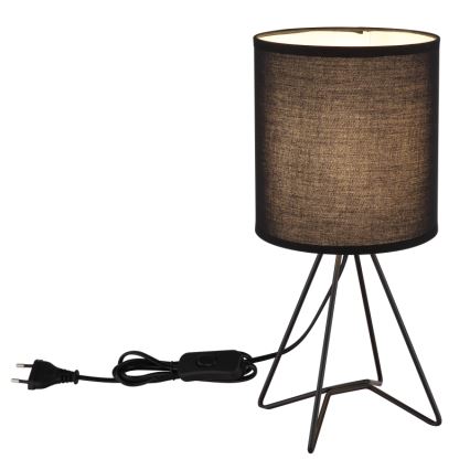 Globo - Lampe de table 1xE14/40W/230V noire
