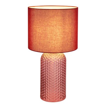 Globo - Lampe de table 1xE27/60W/230V rouge