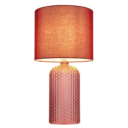 Globo - Lampe de table 1xE27/60W/230V rouge