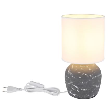 Globo - Lampe de table 1xE14/40W/230V gris