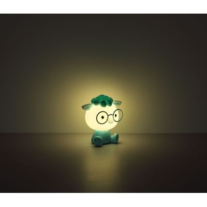 Globo - Petite veilleuse rechargeable à intensité variable pour enfants LED/1W/5V 500 mAh bleu