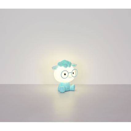 Globo - Petite veilleuse rechargeable à intensité variable pour enfants LED/1W/5V 500 mAh bleu