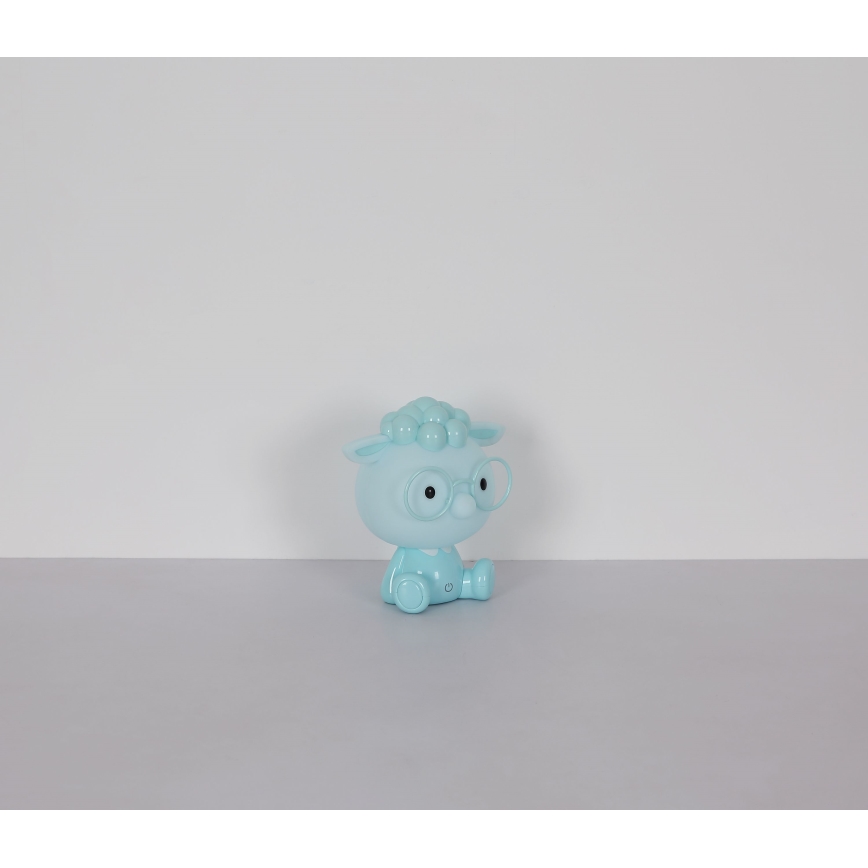 Globo - Petite veilleuse rechargeable à intensité variable pour enfants LED/1W/5V 500 mAh bleu