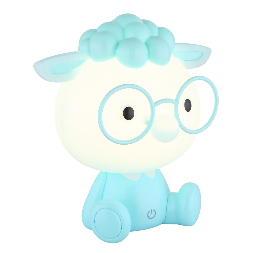 Globo - Petite veilleuse rechargeable à intensité variable pour enfants LED/1W/5V 500 mAh bleu