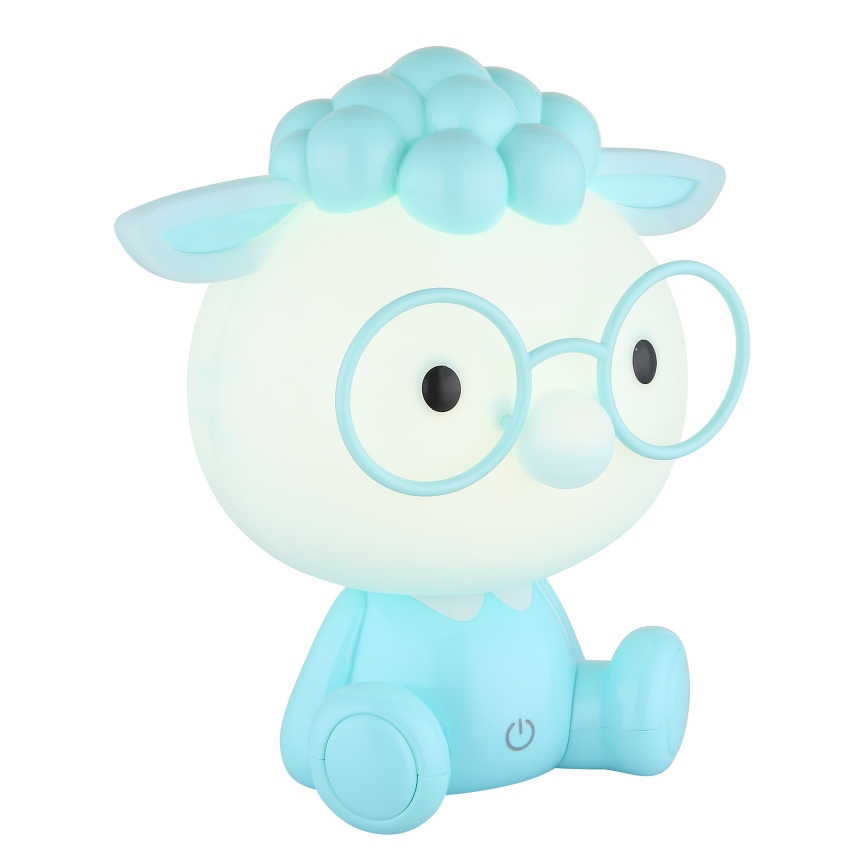 Globo - Petite veilleuse rechargeable à intensité variable pour enfants LED/1W/5V 500 mAh bleu