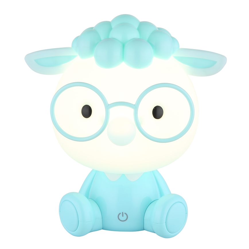 Globo - Petite veilleuse rechargeable à intensité variable pour enfants LED/1W/5V 500 mAh bleu