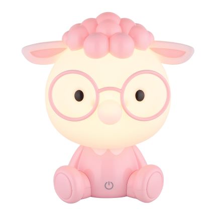 Globo - Petite veilleuse à intensité variable rechargeable pour enfants LED/1W/5V 500 mAh rose