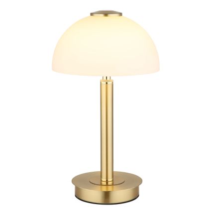 Globo - Lampe de table tactile LED dimmable, 7 W, 230 V, 3000 K, laiton