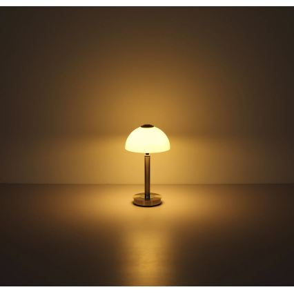 Globo - Dimbare tafellamp met touchbediening LED/7W/230V 3000K mat chroom