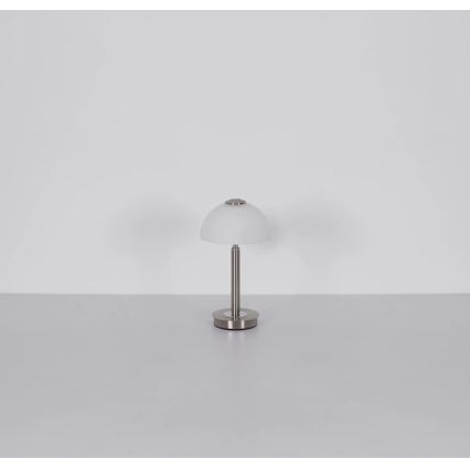 Globo - Dimbare tafellamp met touchbediening LED/7W/230V 3000K mat chroom