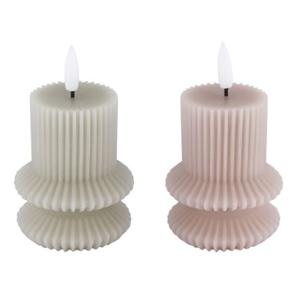 Globo - ENSEMBLE 2x Bougie LED LED/0,06W/3V 1xCR2032 210 mAh